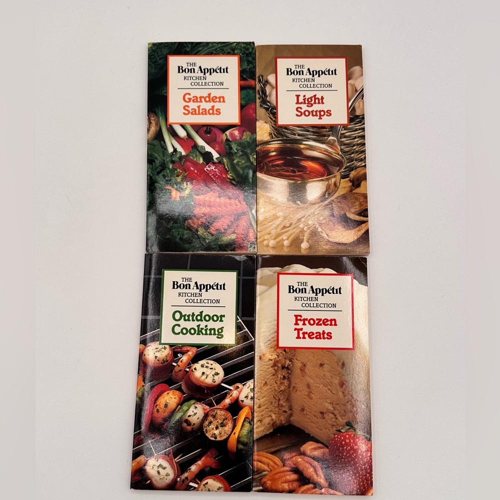 Vintage!! Mini Cookbooks Bon Appetit Kitchen Collection 1987